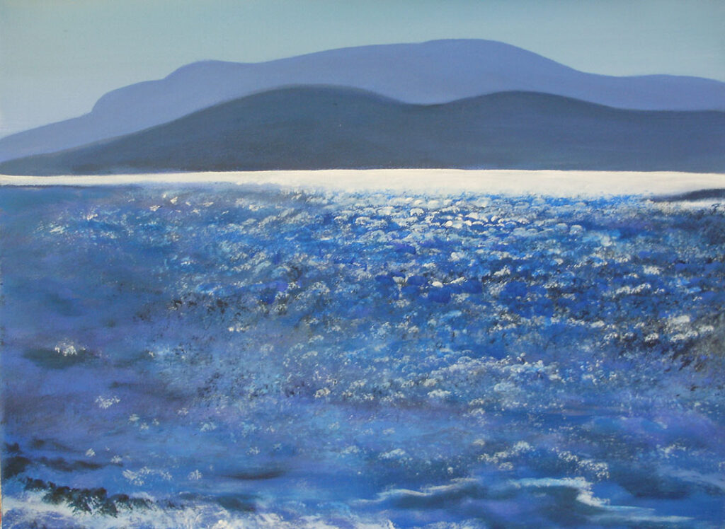 Blue, 30 x 40 cm, Acryl auf Leinwand, 2012