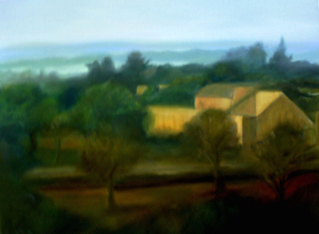 Morgen in Son Baulo, 60 x 80 cm, Öl auf Leinwand, 2014