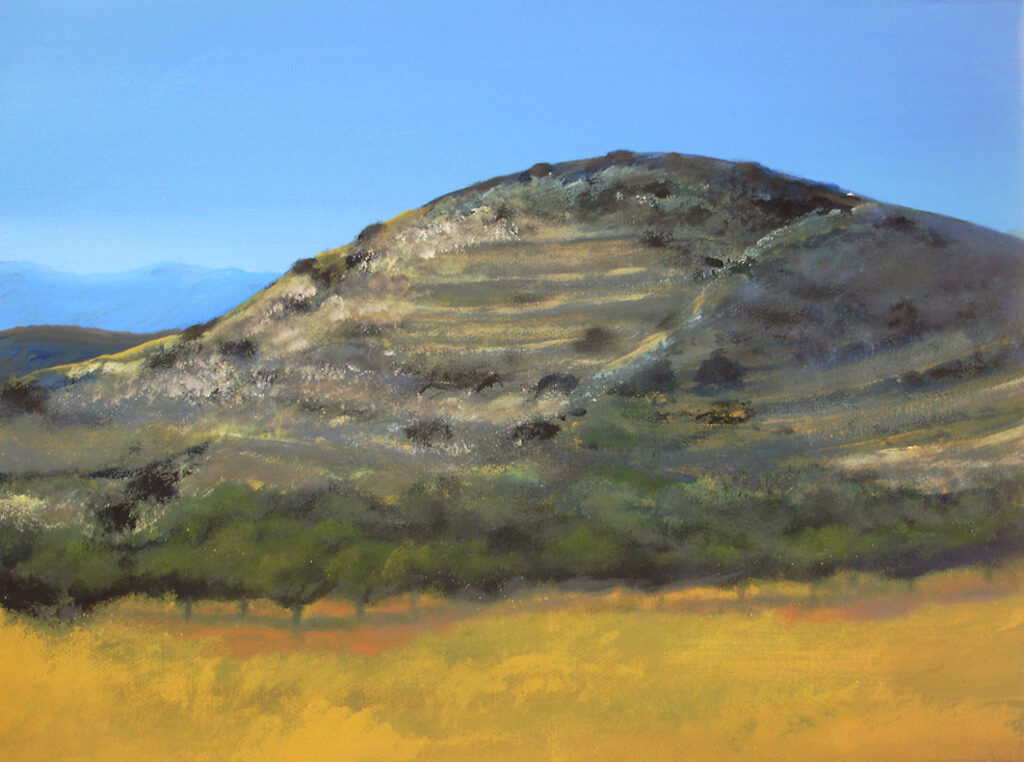 My hill 1, 30 x 40 cm, Acryl auf Leinwand, 2012