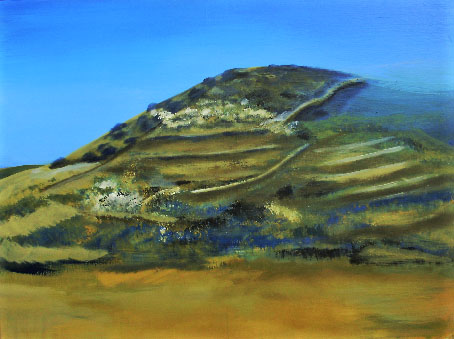 My hill 2, 60 x 80 cm, Acryl auf Leinwand, 2012