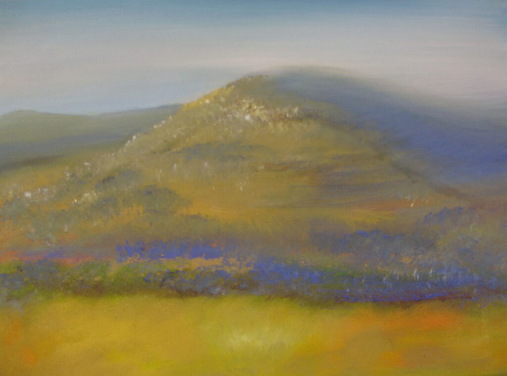 My hill 3, 30 x 40 cm, Acryl auf Leinwand, 2012